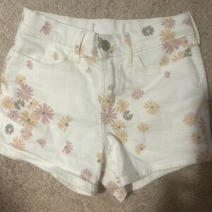 Abercrombie kids girls mini mom Jean shorts size 7/8